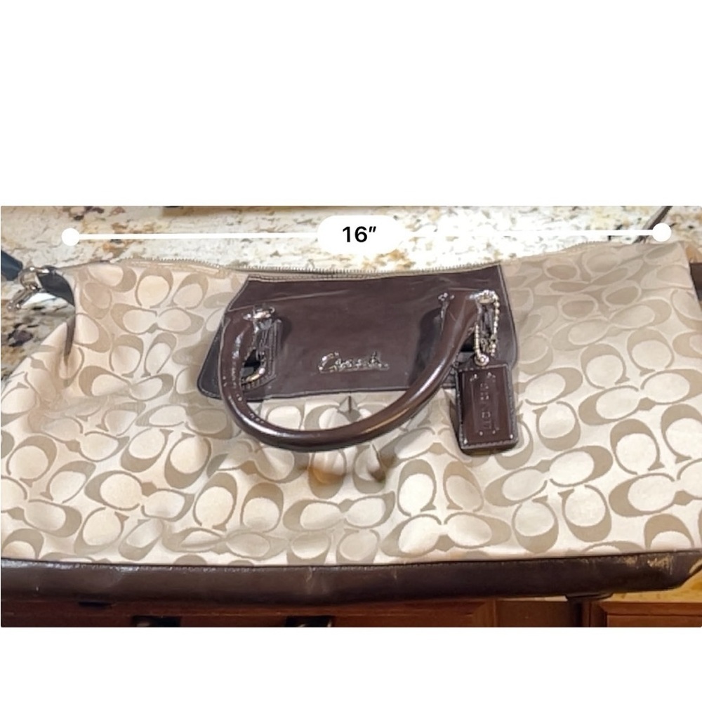 Coach Signature Ashley Large Satchel Shoulder Bag - Picture 12 of 13